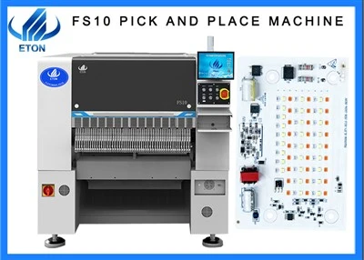 Orta Doğu PCB Fabrikası 10 Kafa Düşük Yatırım Chip Mounter
